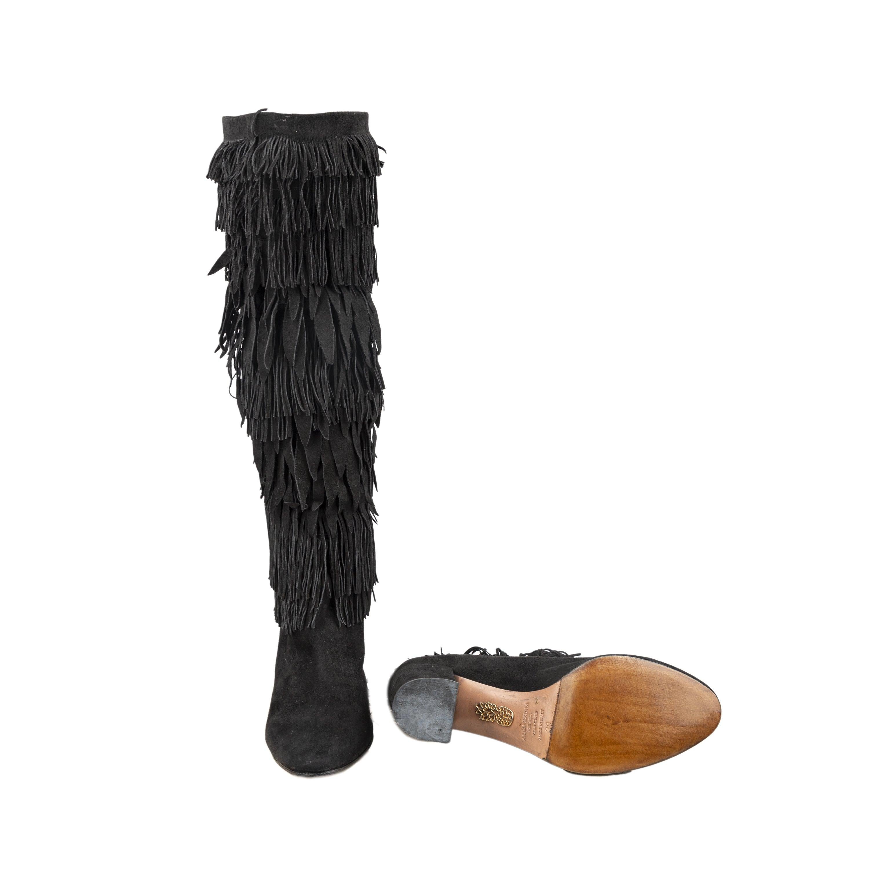 Botas Aquazzurra con Flecos - '10s en Bueno estado para la venta en Milano, IT