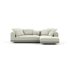 'Aqueduct' Contemporary Sofa by Poiat, Setup 1, Fox 02, High Plinth