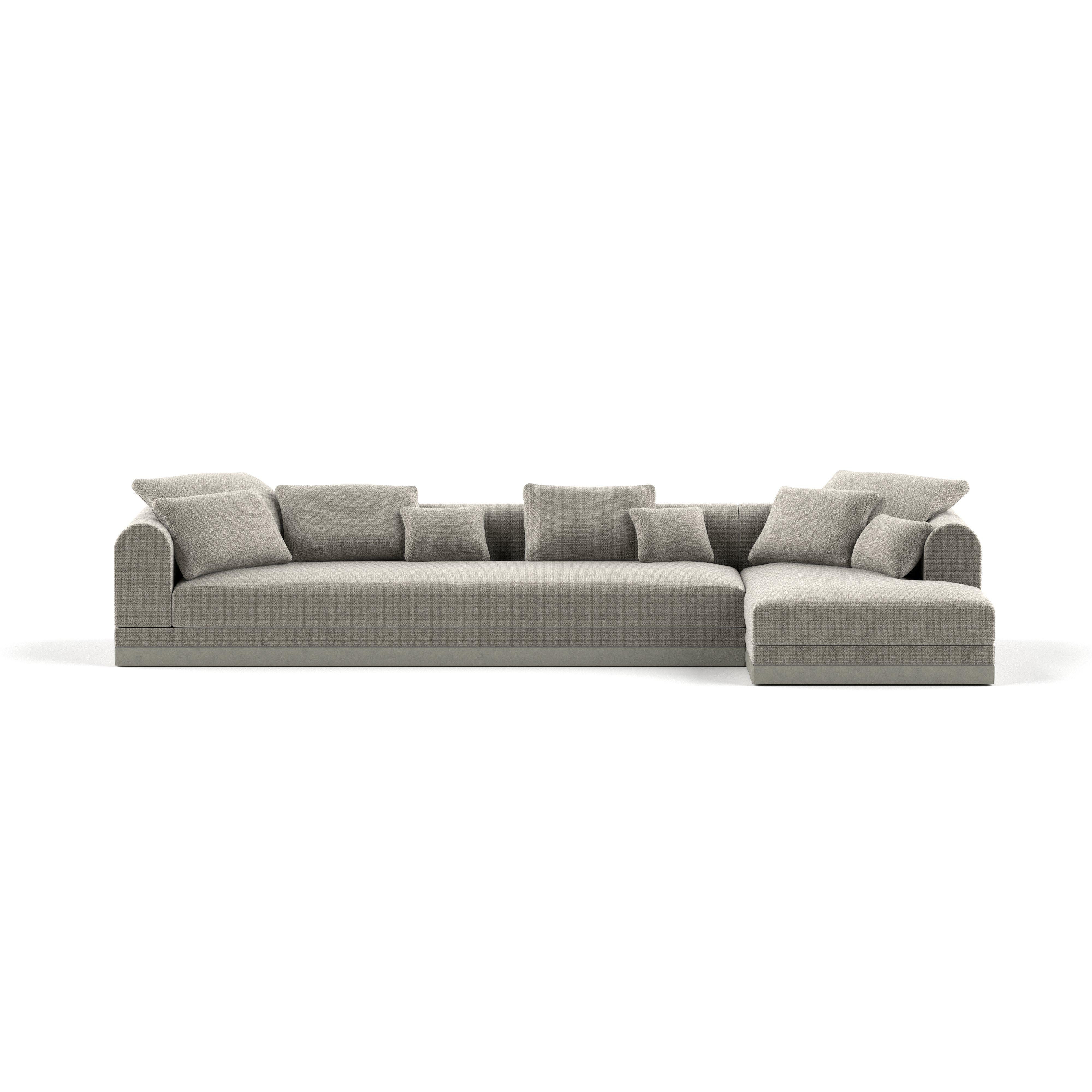 'Aqueduct' Contemporary Sofa by Poiat, Setup 2, Yang 95, High Plinth For Sale 3