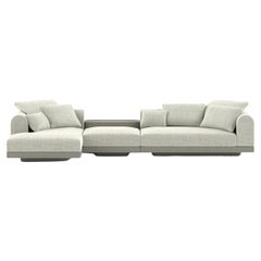 'Aqueduct' Contemporary Sofa by Poiat, Setup 3, Fox 02, High Plinth