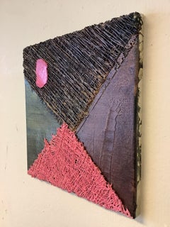 Aquil Copier, Untitled, Chameleon Pigments and Oil on Canvas, 2020