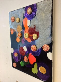 Aquil Copier, Untitled, Mixed Media, Oil on Canvas, 2018