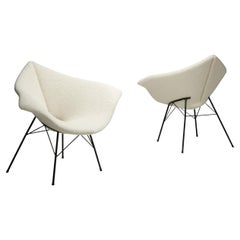 "Aquilone" Lounge Chairs by Luigi “Gigi” Radice for Ambrogi Salotti, Italy 1950s