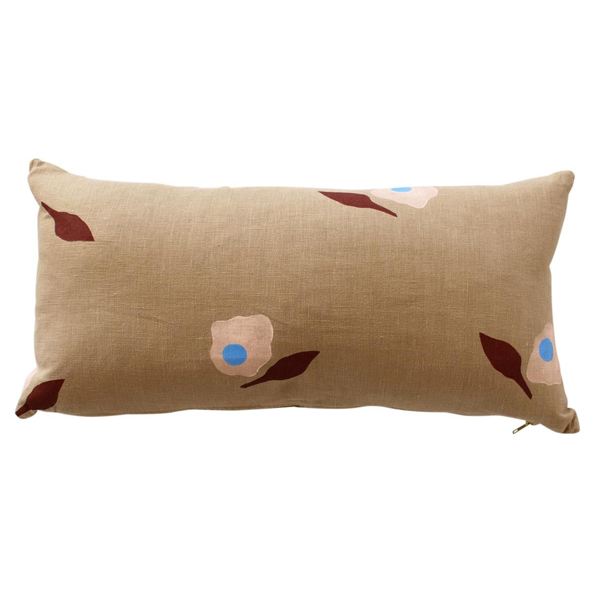 Aquinnah Hand Block Pillow 24"   For Sale