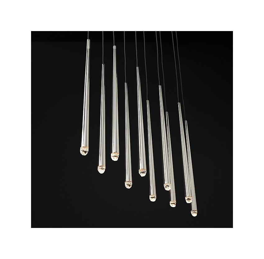 North American Aquitaine Linear Chandelier by Jonathan Browning