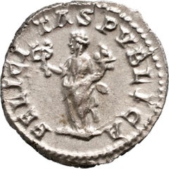 AR Denarius Geta (209-211)