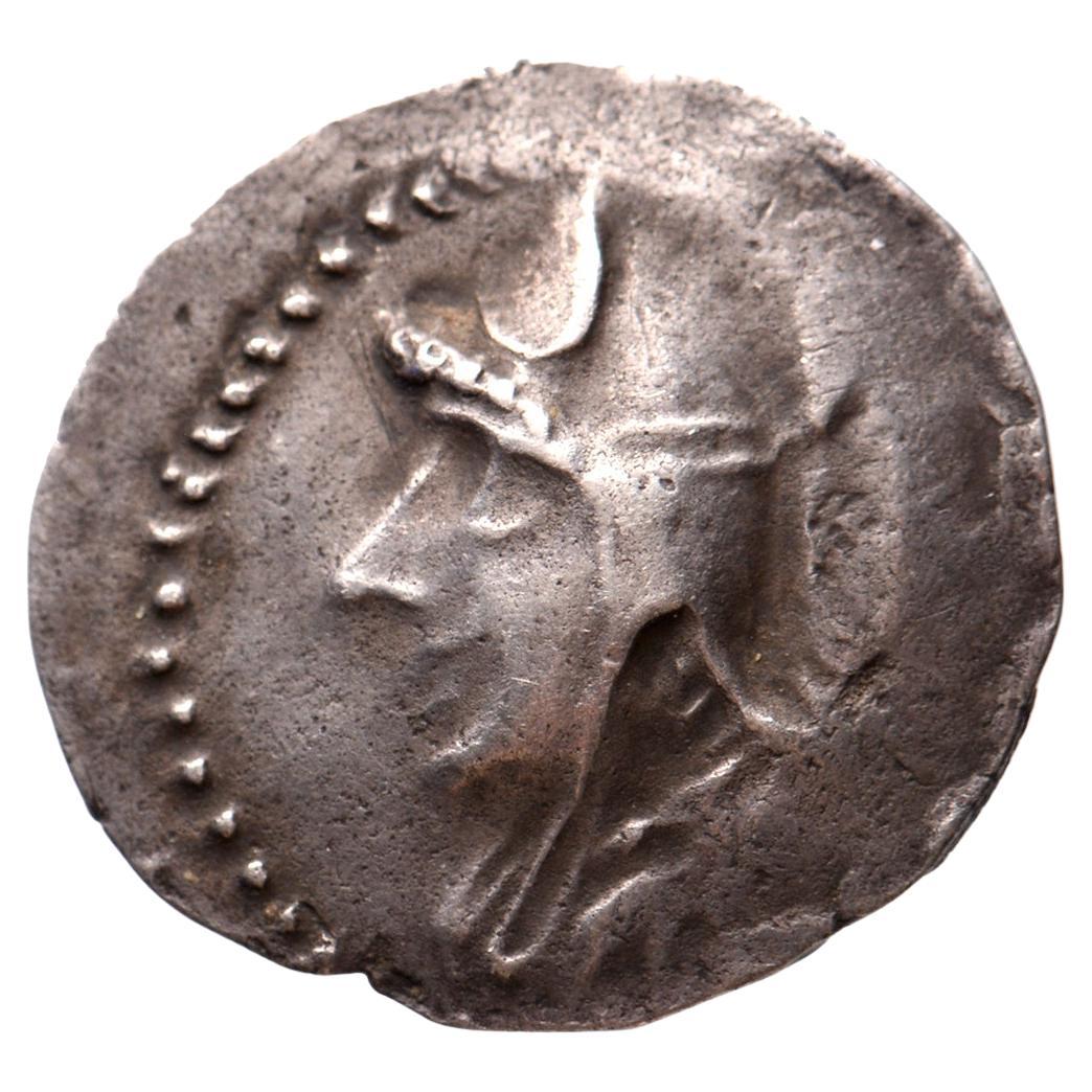 drachme Mithradates I, Hekatompylos 