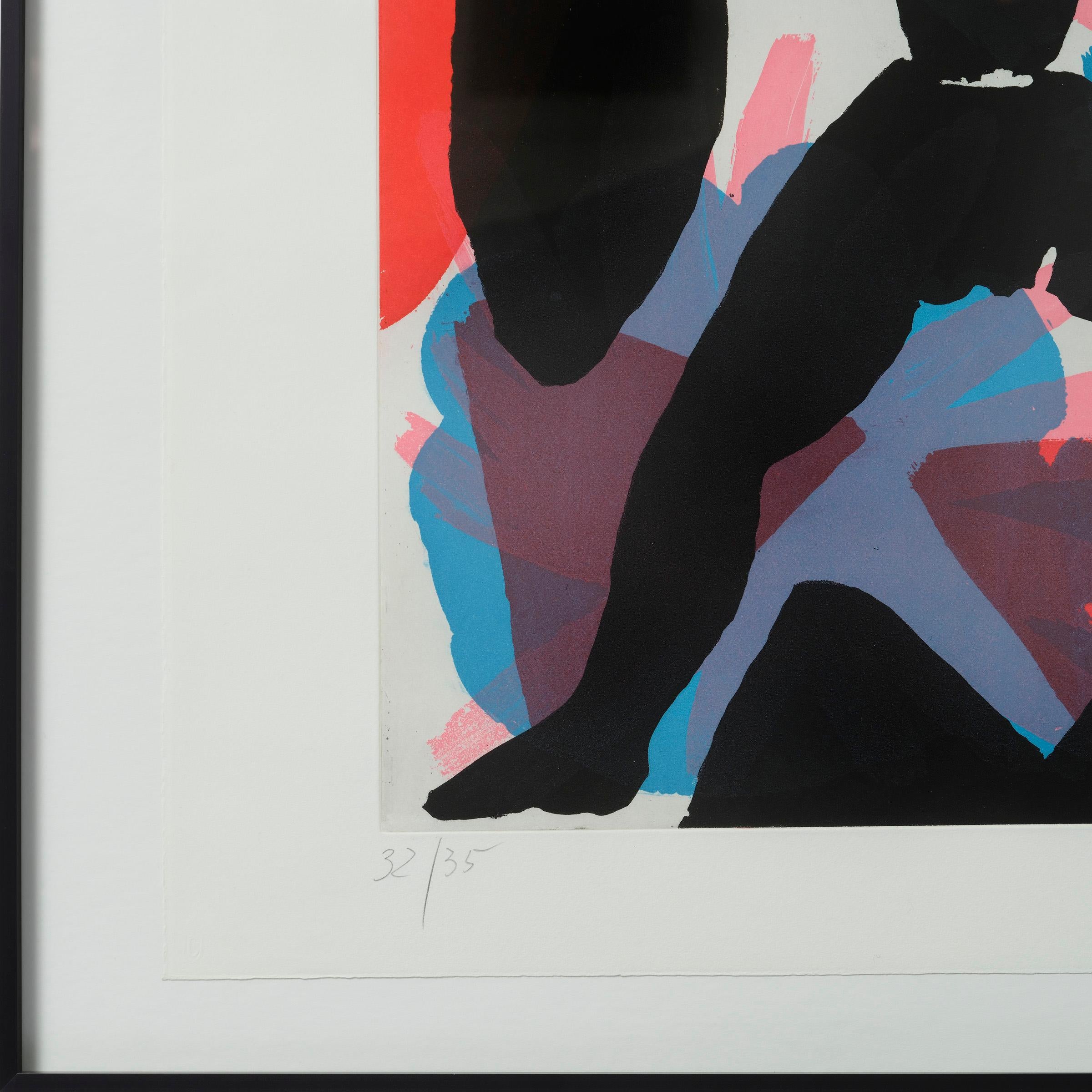 A.R. Penck (1939 Dresde - 2017 Zurich)

Gravure en couleur, 