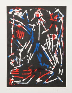 Mul, Bul Dang & Sentimentality, blocco di legno astratto di A.R. Penck