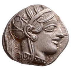 AR Tetradrachm Attica, Athènes, 440-420 avant J.-C.