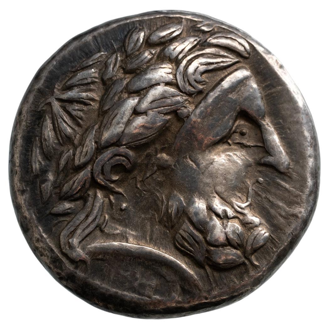 AR Tetradrachm lower Danube region, immitation of Philippos II, 3rd-2nd century For Sale