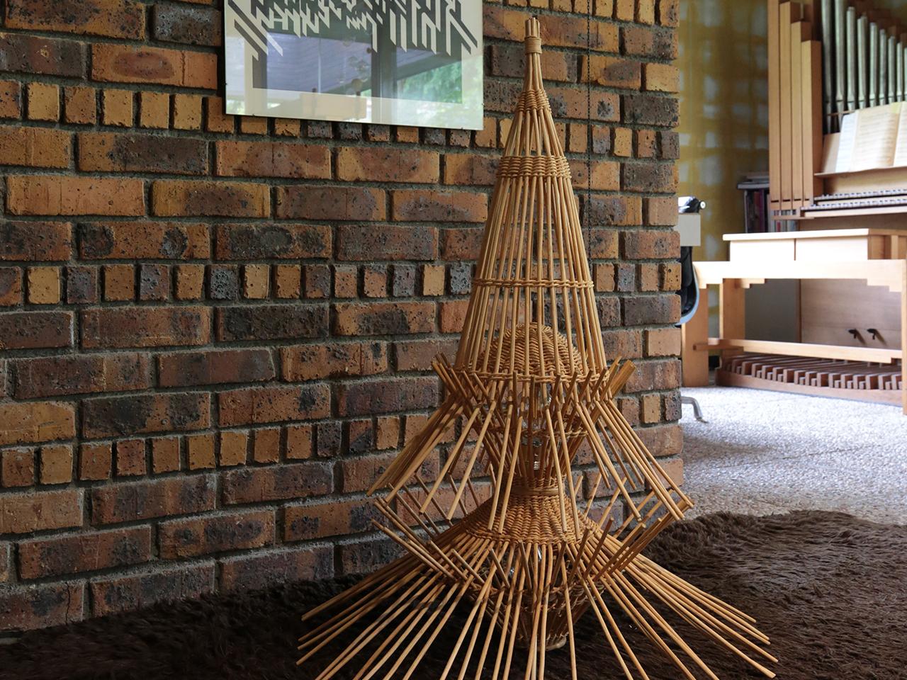 AR65 Abraham and Rol, lampada da soffitto,  Bambù/Rattan. DISPONIBILE ORA In condizioni Nuovo in vendita a London, GB