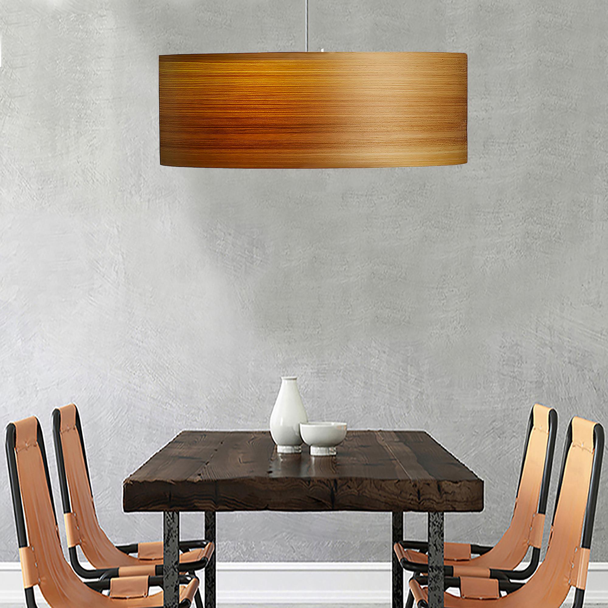 mid century modern drum chandelier