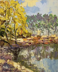 Autunno, Pittura a olio originale, Pezzo unico