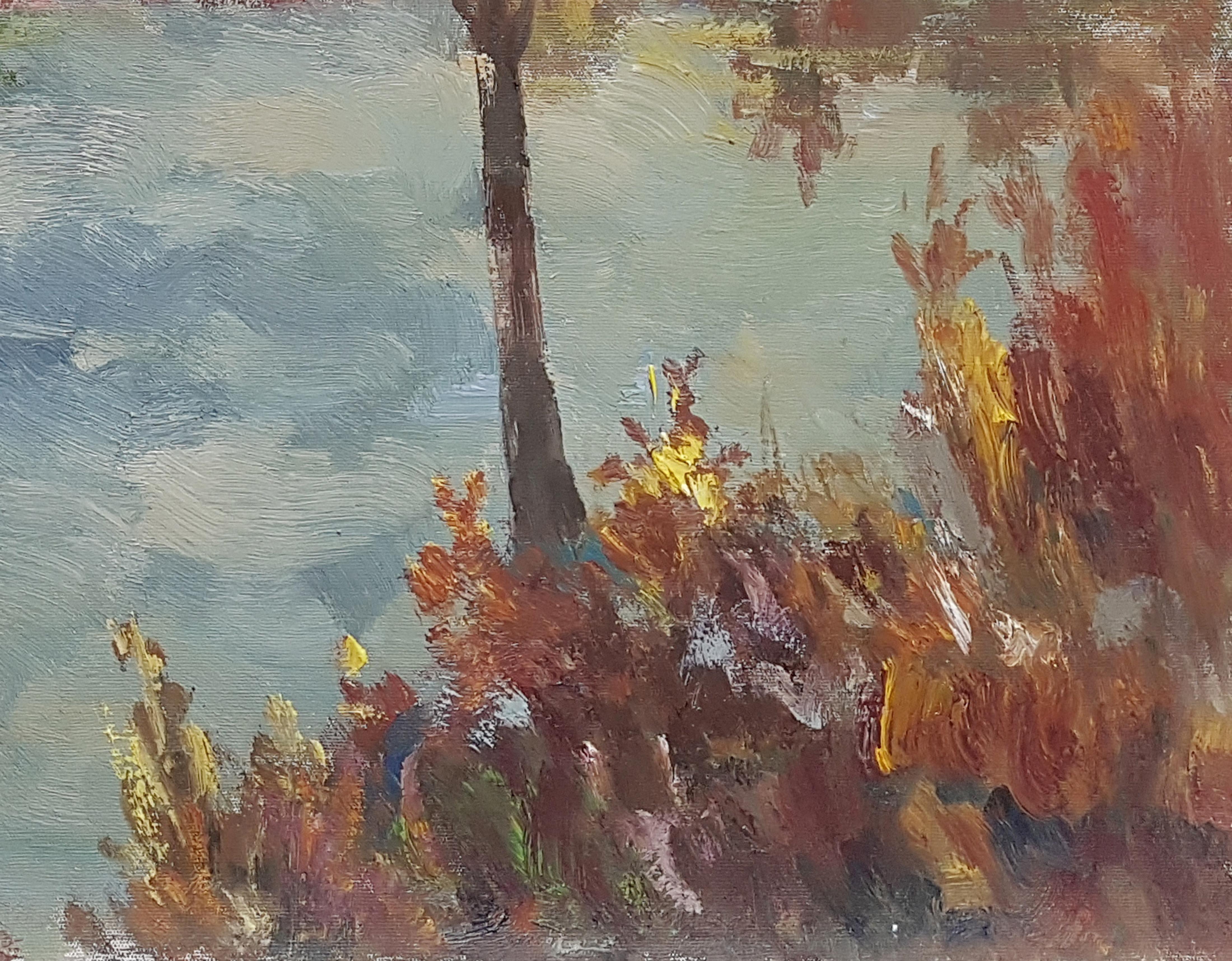 Artist: Ara H. Hakobyan
Work: Original Oil Painting, Handmade Artwork, One of a Kind
Medium: Oil on Canvas
Year: 2018
Style: Impressionism
Subject: Fall Landscape
Size: 24