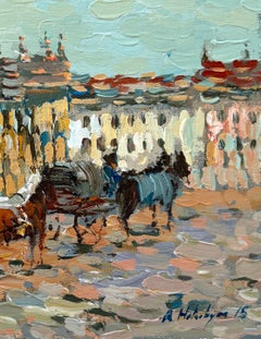 Wien, Impressionismus, Original Ölgemälde, Unikat, Stadtbild