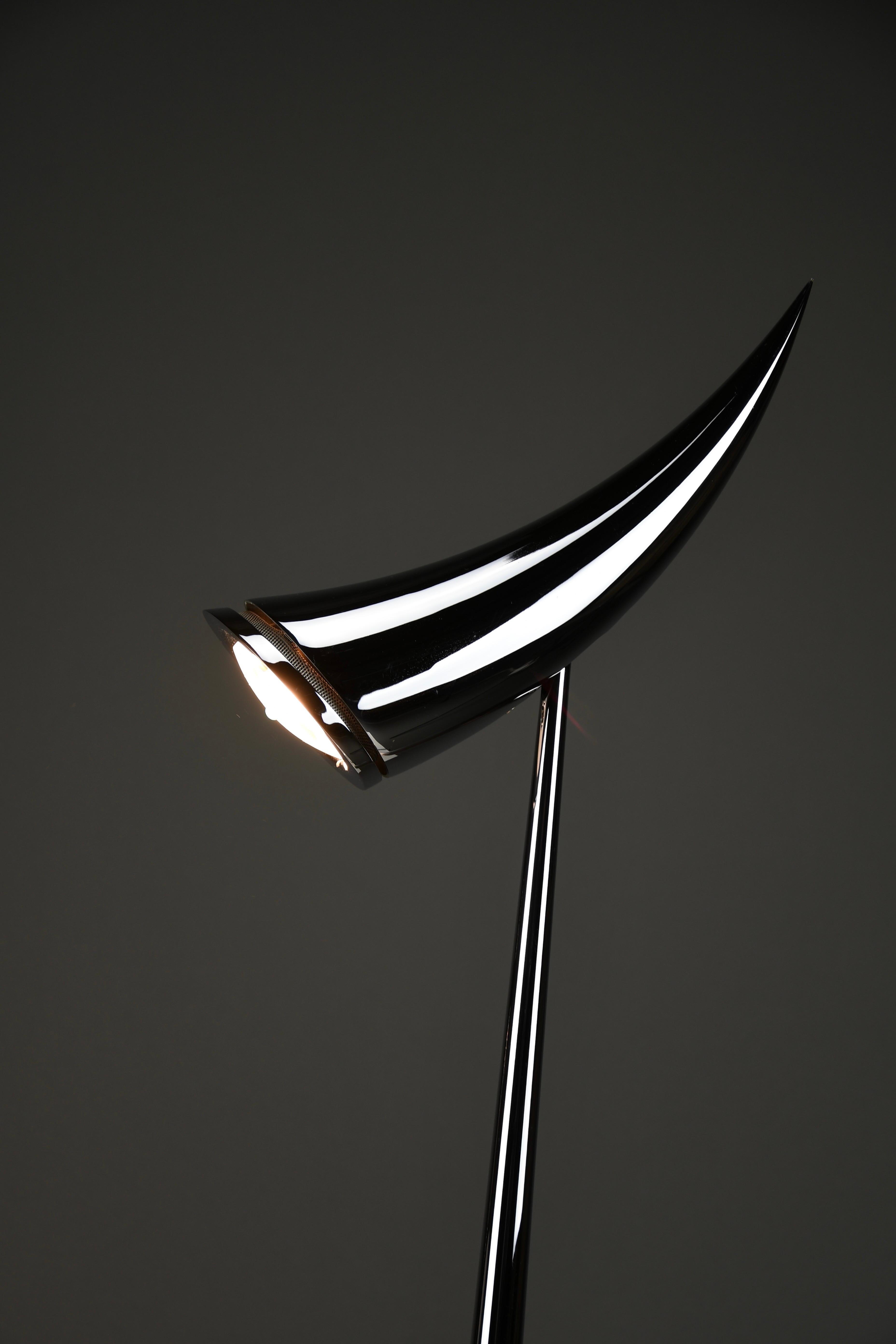 Metal Ara Table Lamp by Philippe Starck for Flos, 1988 For Sale