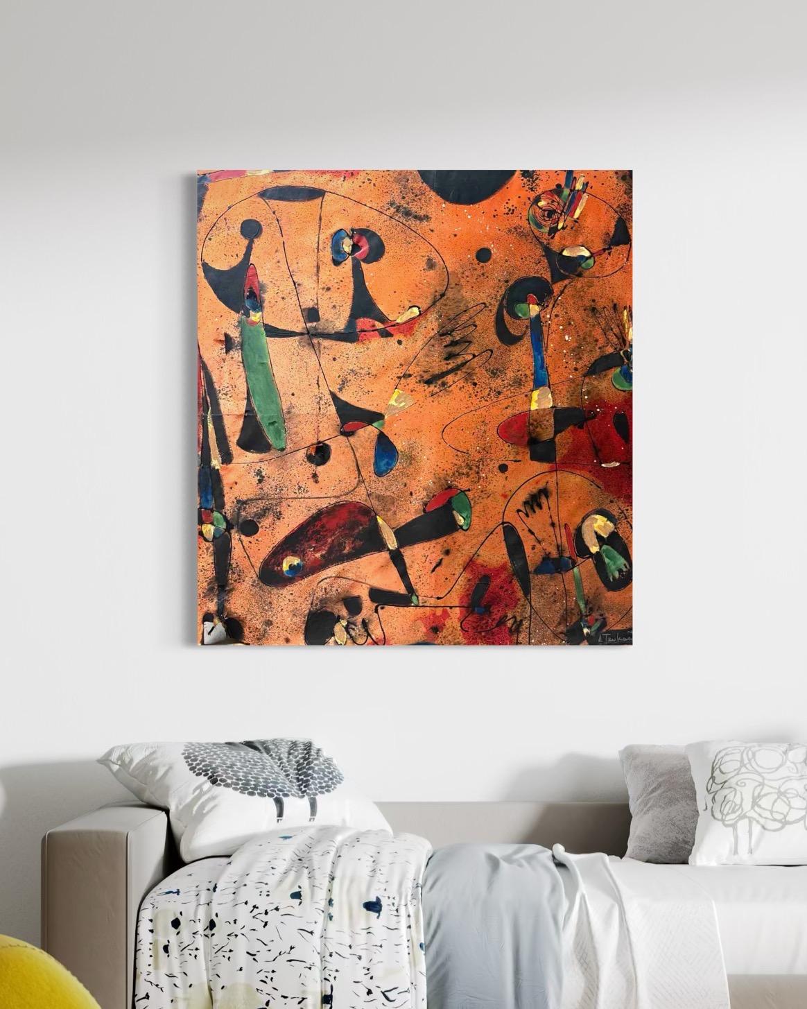 Großes Format Zeitgenössische Kunst Avantgarde Originalgemälde Aufhängefertig
Künstler: Ara Tevkantz
Titel: Die Form des Klangs
Medium: Öl auf Seide
Jahr: 2020
Stil: Abstrakte Kunst, Avant-Garde
Abmessungen: 43