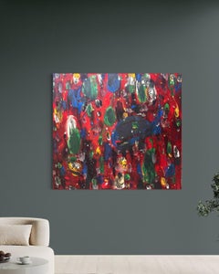 Unfolding Presence Contemporary Art Avant- Garde Original Painting Ready to Hang