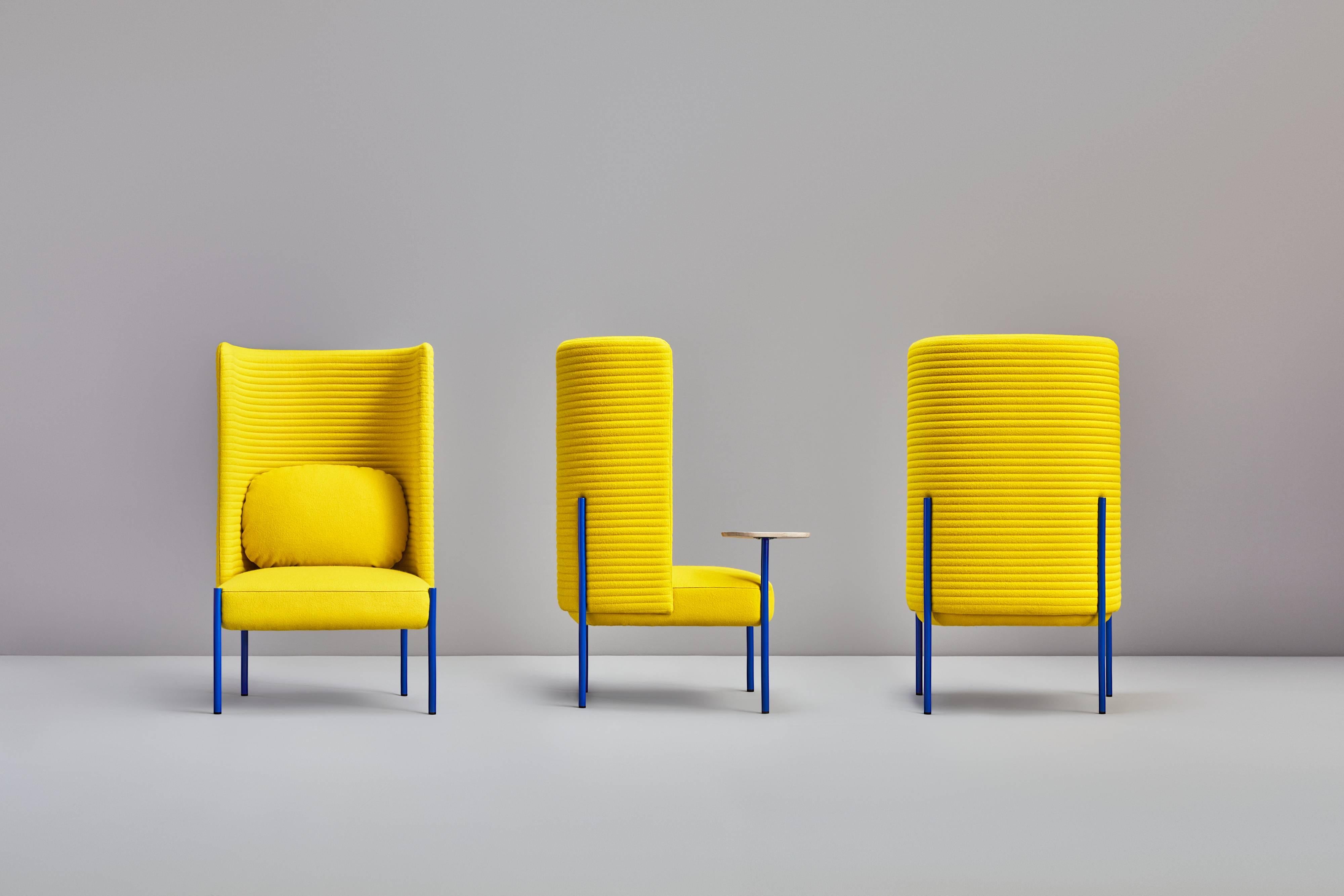 Modern Ara Yellow Armchair by Pepe Albargues For Sale
