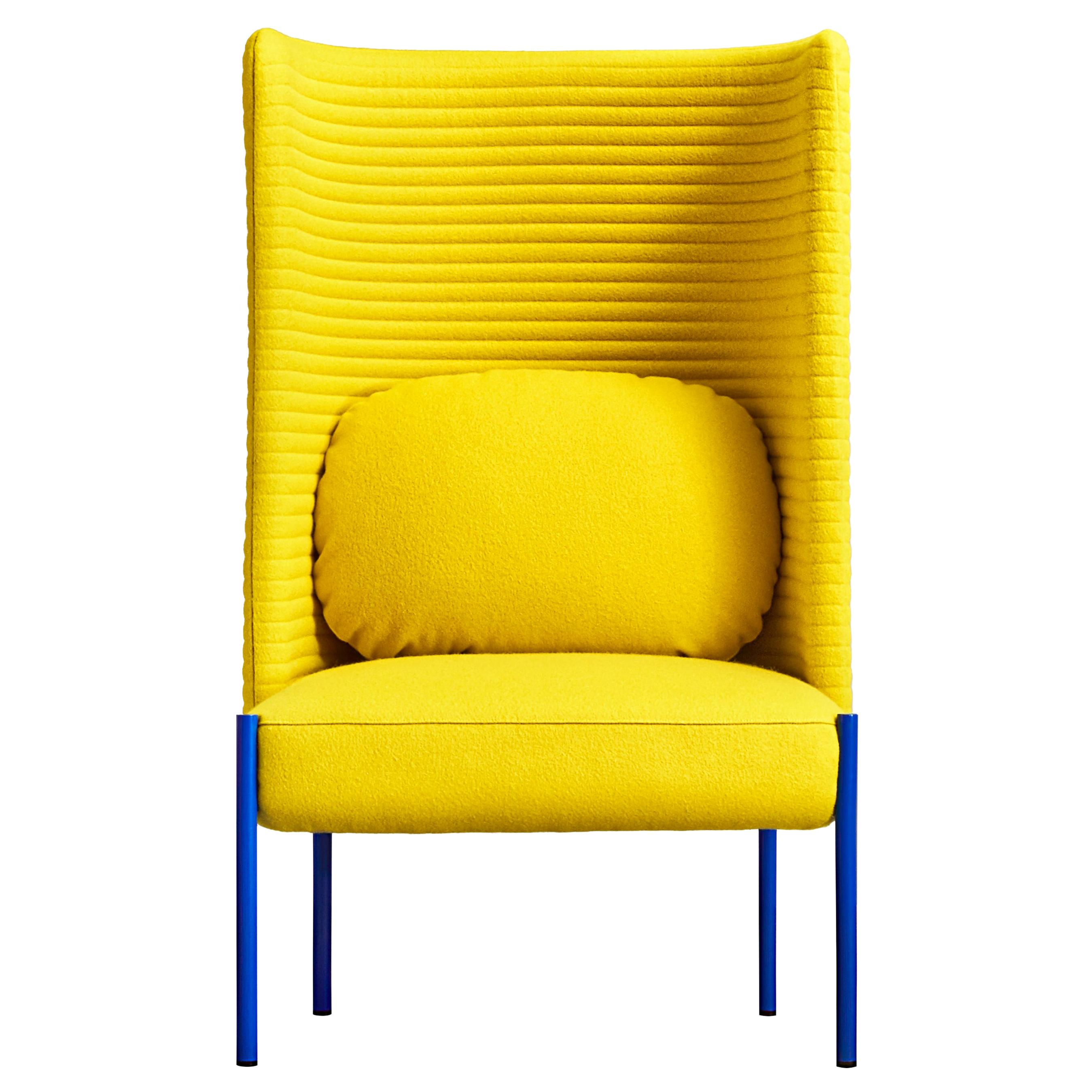 Ara Yellow Armchair by Pepe Albargues For Sale