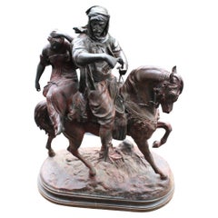 Arab on Horseback with Slave Girl (Arab à cheval)