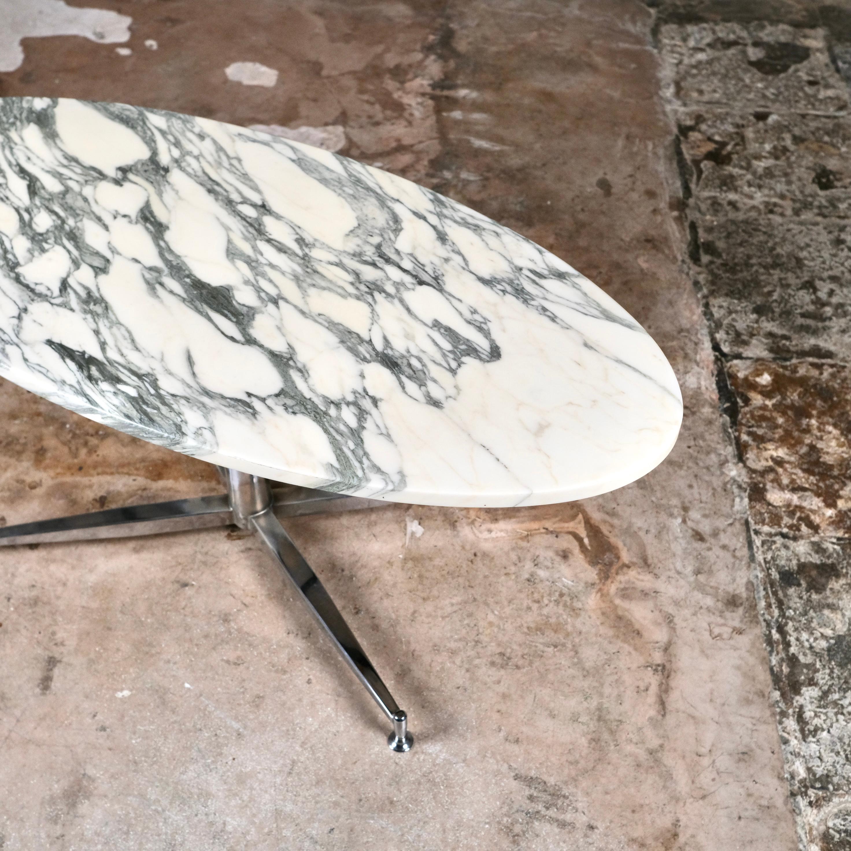 italien Table basse Arabescato de Michel Kin pour Arflex, Italie, années 1960