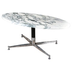 Arabescato marble coffee table by Michel Kin for Arflex, Italy, 1960s