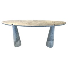 Arabescato marble console table by Angelo Mangiarotti for Ed.Skipper, Italy 1970