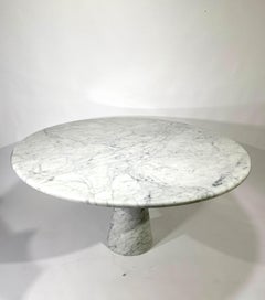 Arabescato marble dining table by Angelo Mangiarotti for Ed.Skipper, Italy 1970
