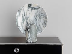 Arabescato Marble Lamp by Henry Wilson