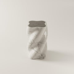 Arabescato table d'appoint en marbre U Line « fUUUUsillo » de BURGIO