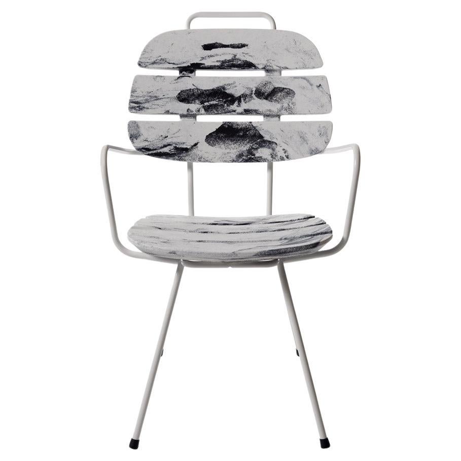 Arabescato Ribs Chair by OTTO Studio
