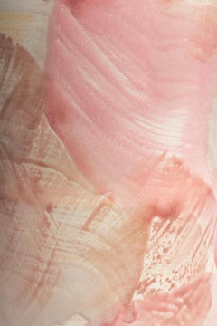 Sgabello Arabesque 01 in gres smaltato di Pascale Girardin