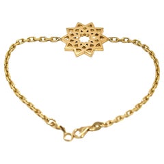 Arabesque Deco Andalusian Style Bracelet in 18kt Gold