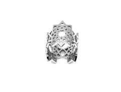 Arabesque Deco Andalusian Style Ring in Platinum