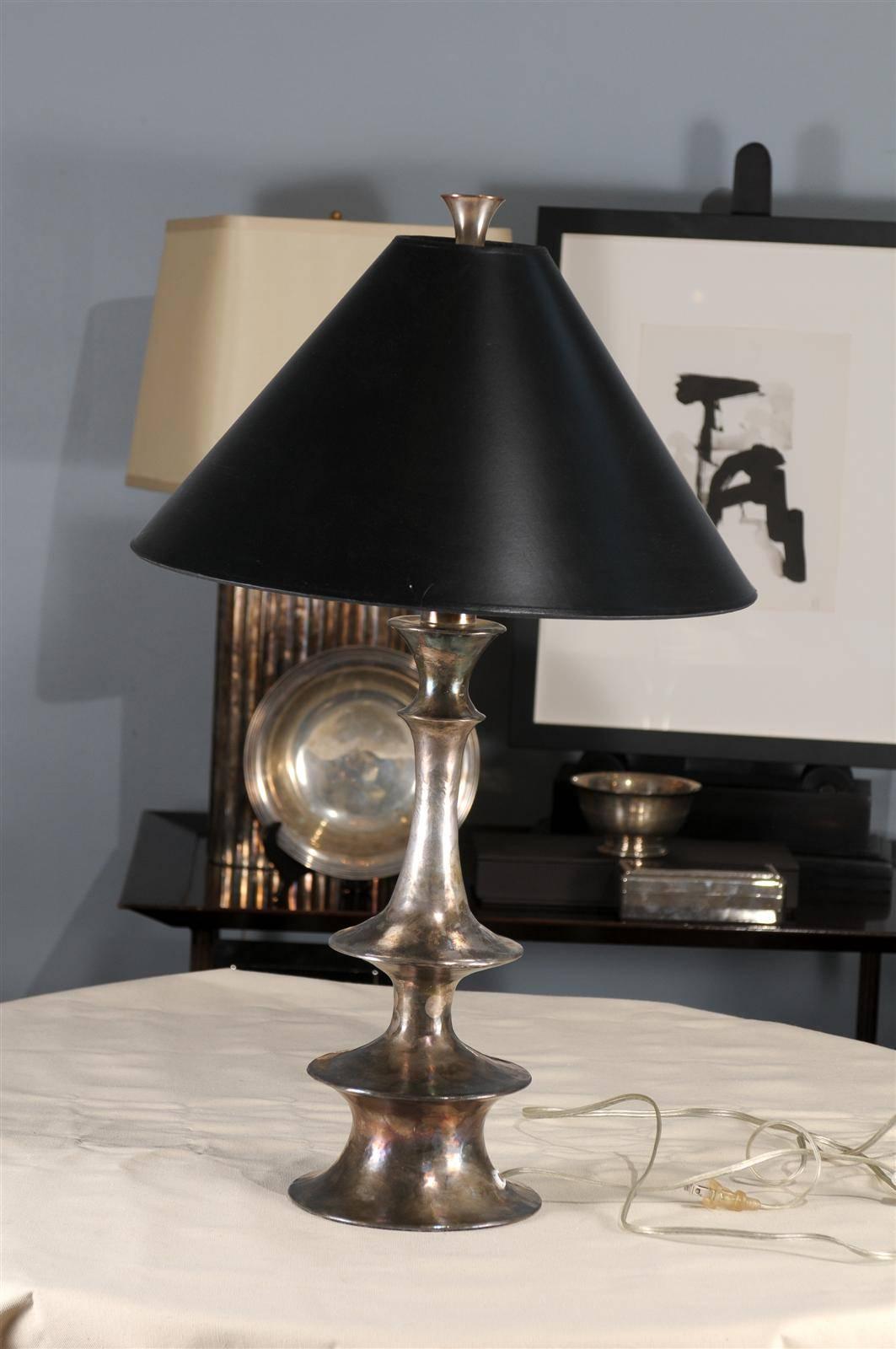Arabesque Lamp, Black Copper 1