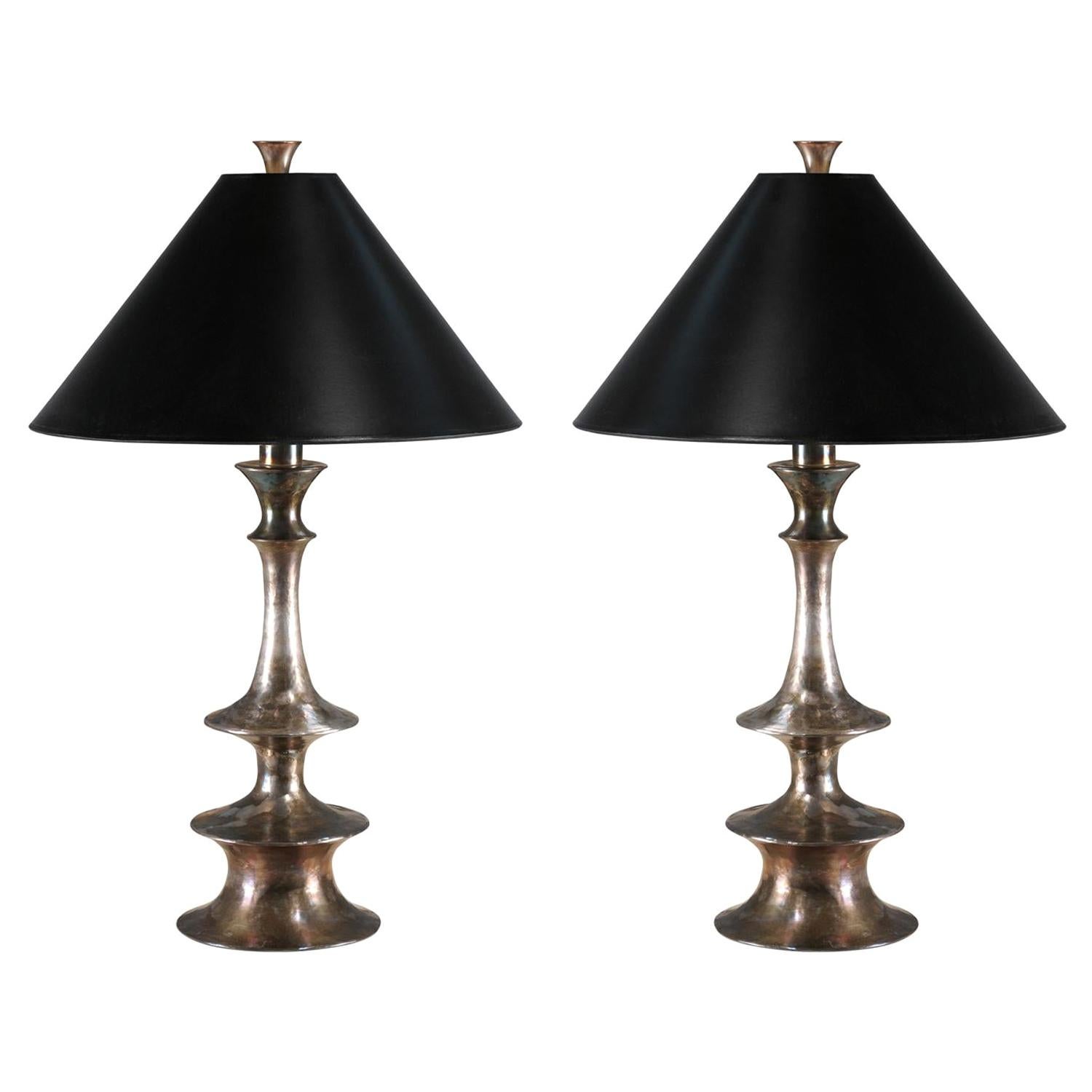 Arabesque Lamp, Black Copper