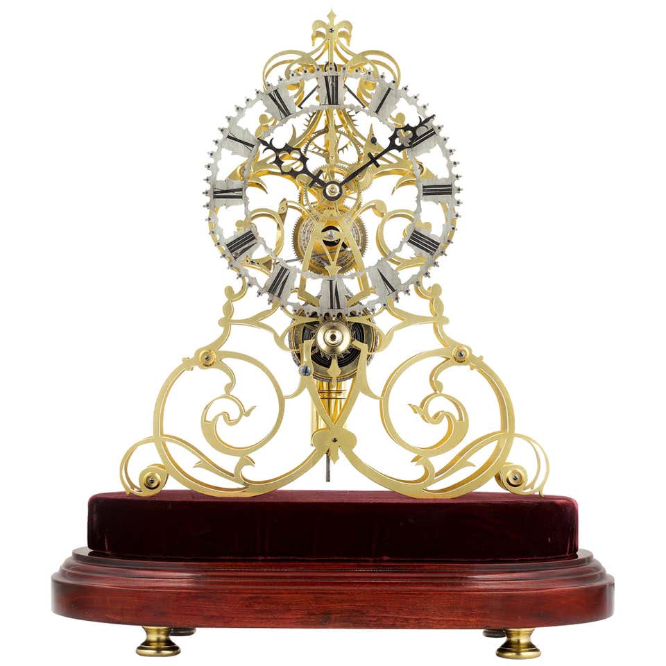 Skeleton Clocks - 13 For Sale on 1stDibs