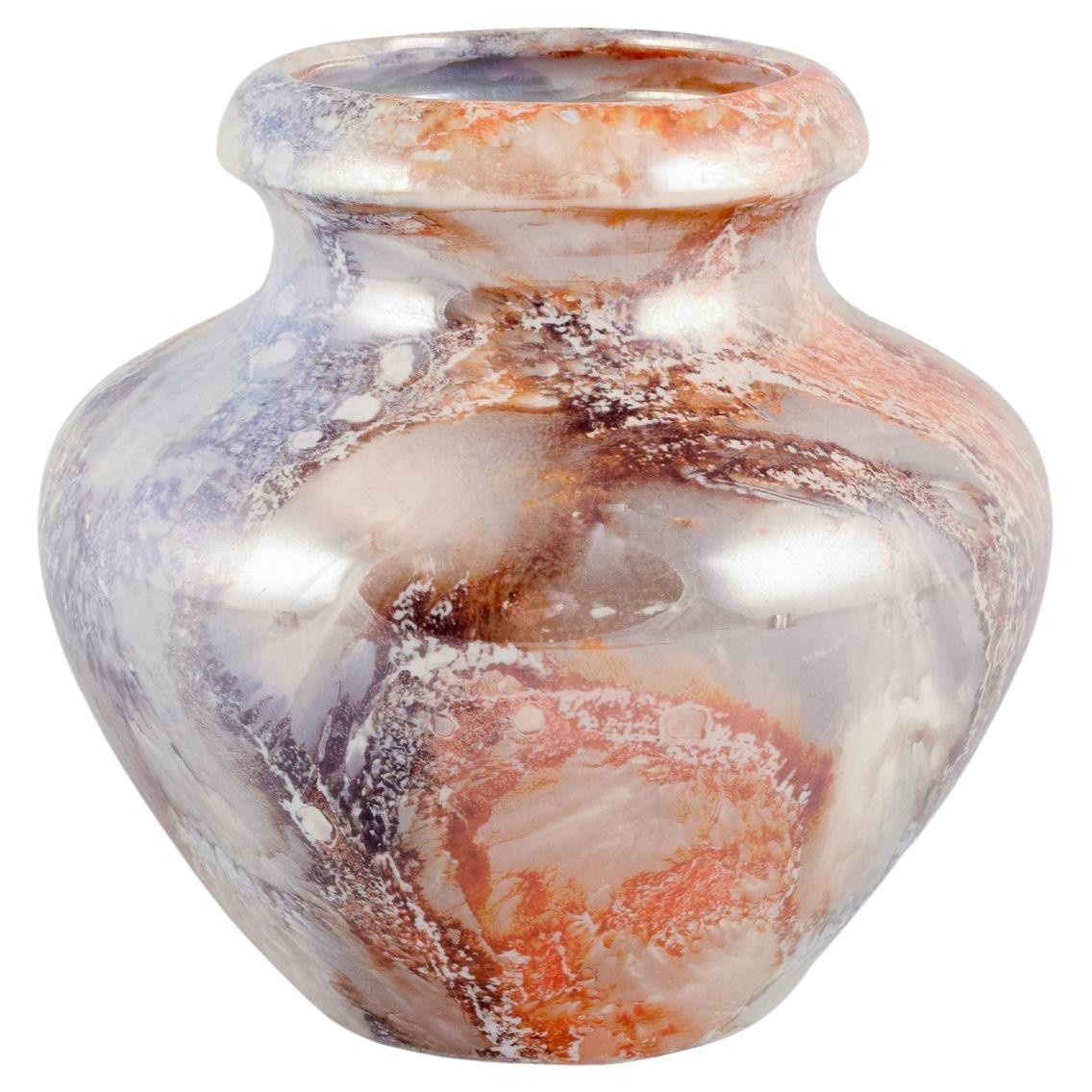 Arabia, Finlandia. Vaso in ceramica Art Deco "Marmor". Datato 1928-1932