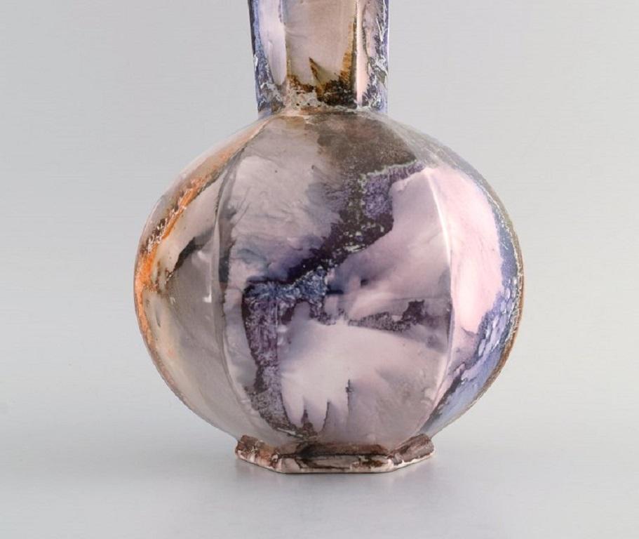 Arabia, Finland, Art Deco Vase in Glazed Faience, 1920s/30s For Sale 2