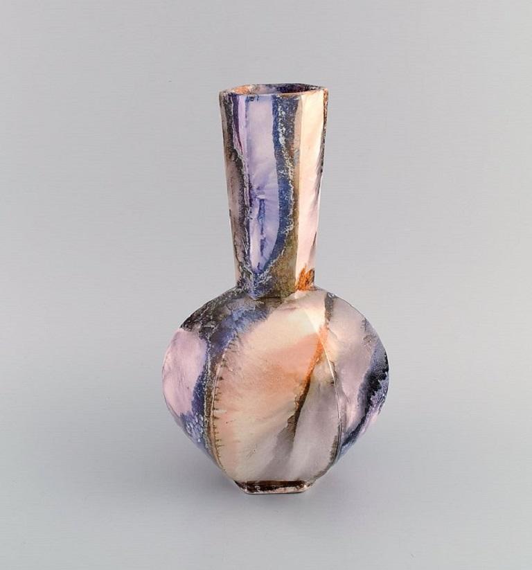 Arabia, Finland, Art Deco Vase in Glazed Faience, 1920s/30s For Sale 3