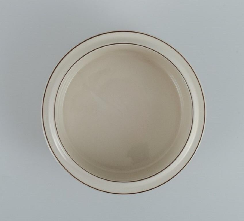 Scandinavian Modern Arabia, Finland, Fennica Bowl in Stoneware, Approx. 1970s For Sale
