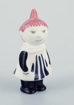 Arabia Finland. Figurine of "Little My" from the Moomins in hand-painted ceramic
