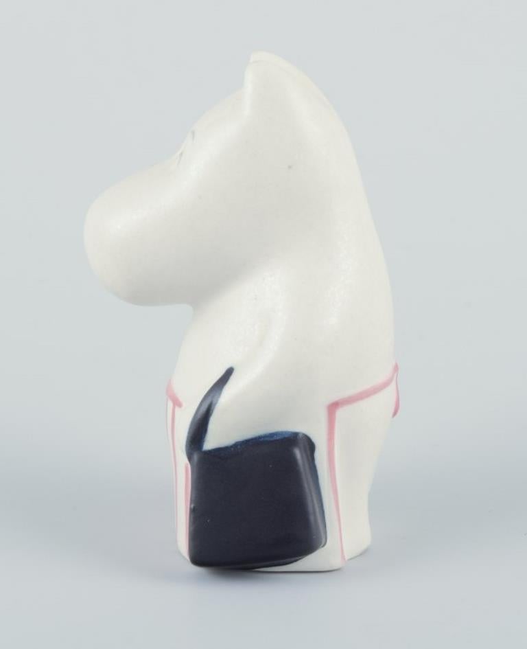 Arabia, Finlandia. Figurita de cerámica pintada a mano de Moominmamma de los Moomins. Glaseado en venta