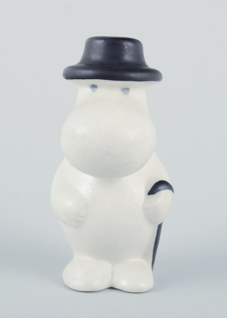 Arabia, Finlandia. Figurita de cerámica pintada a mano de Moominpappa de los Moomins. Finlandés en venta