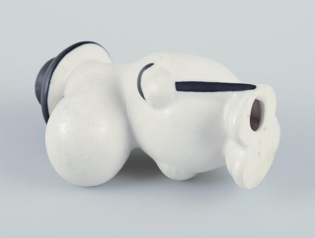 Arabia, Finlandia. Figurita de cerámica pintada a mano de Moominpappa de los Moomins. Cerámico en venta