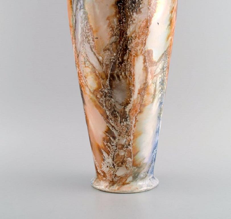 Arabia, Finland, Large Art Deco Vase in Glazed Faience, 1920s/30s For Sale 1