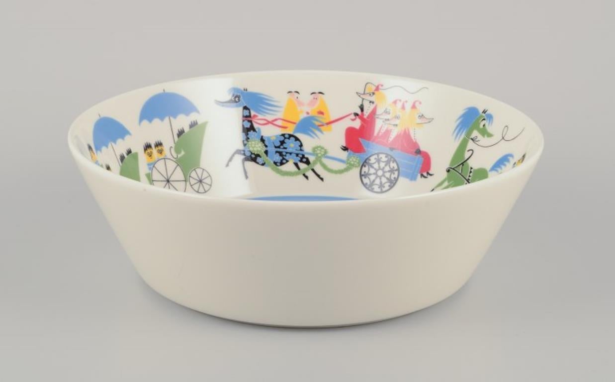 Arabia, Finlandia. Grande ciotola in porcellana. Con le illustrazioni dei Moomins.
21° secolo.
In perfette condizioni.
Contrassegnato.
Dimensioni: D 23,0 cm x H 7,5 cm.