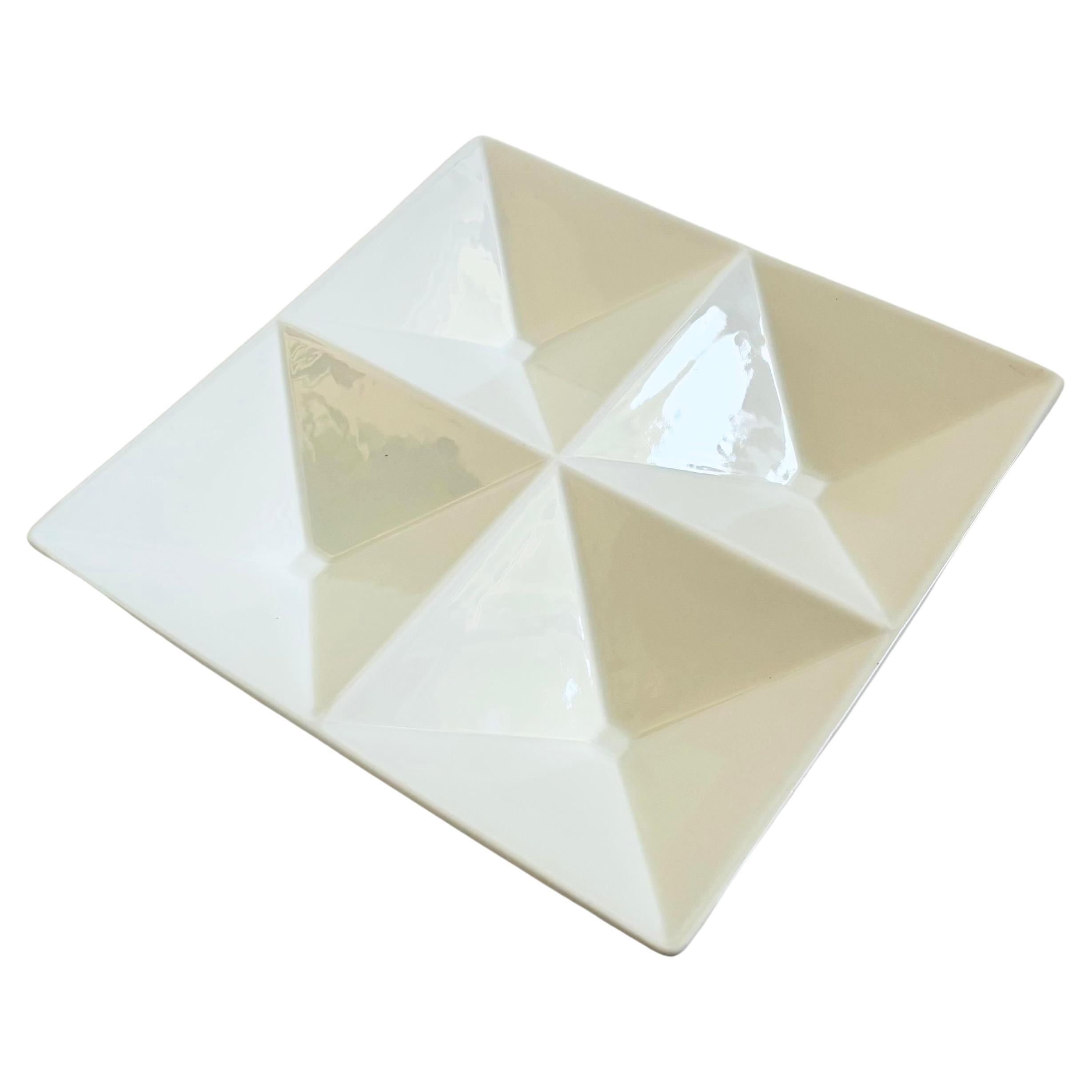 Arabia Finland "Origami" Divided Serving Plate by Kaj Franck